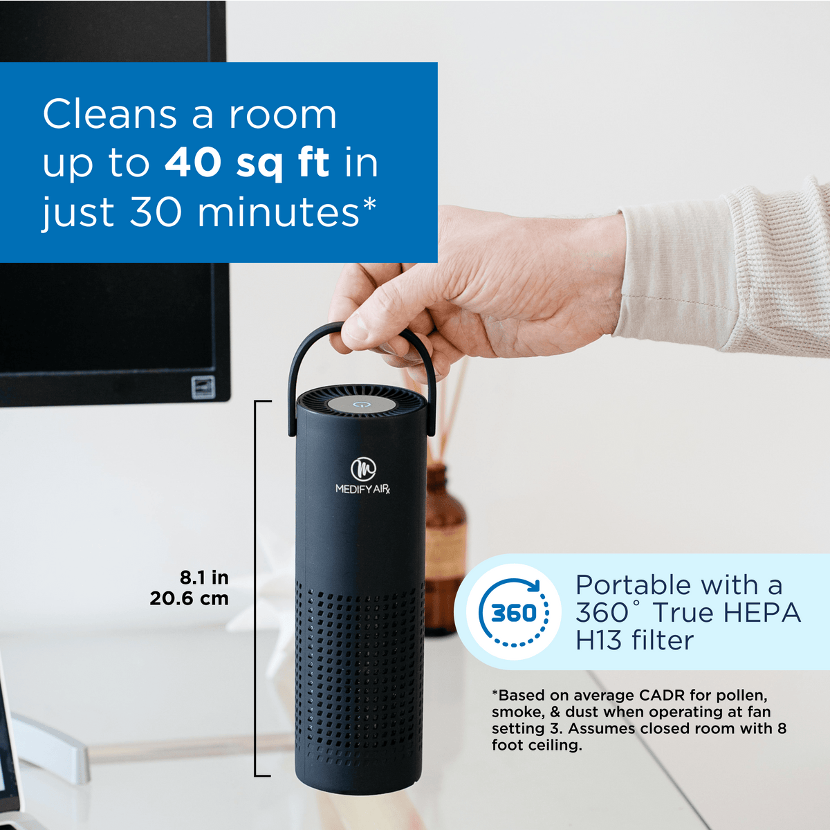 Medify Air MA-10 Air Purifier Removes 99.9% of Particles