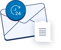 <p>Flex will email you</p>