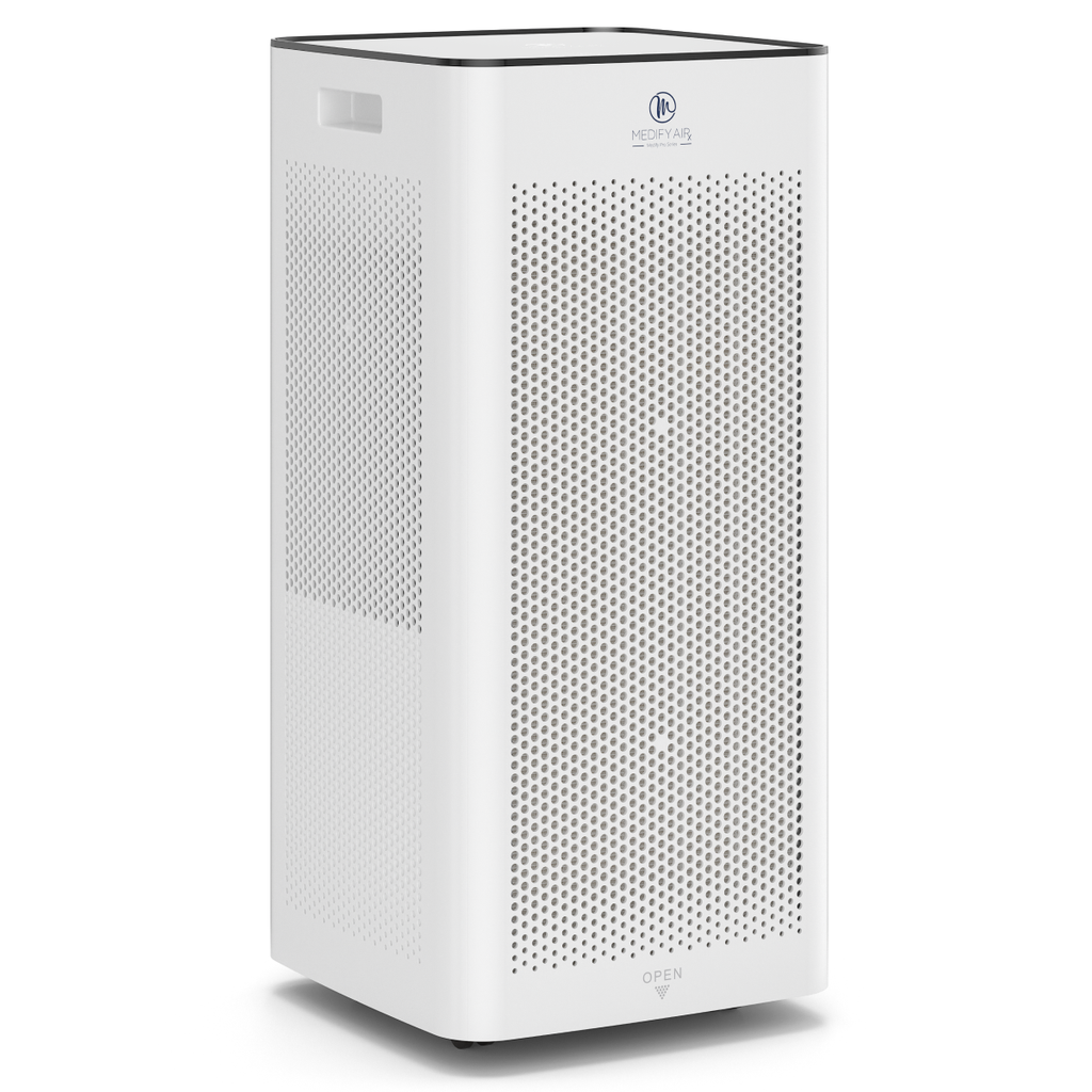 Ma-112 pro air purifier white rectangular with perforated front panel and black trim for clean indoor air